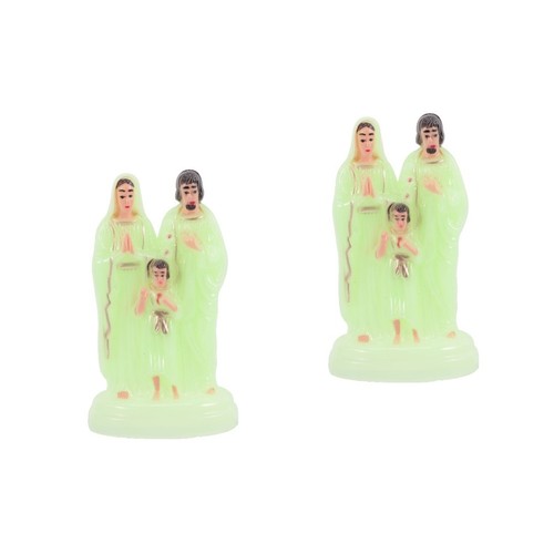 2pcs plastic holy sculpture - 2pcs,