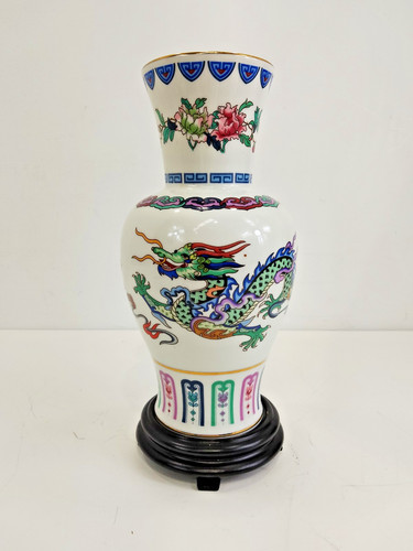 Vintage porcelain vase the - porcelain,