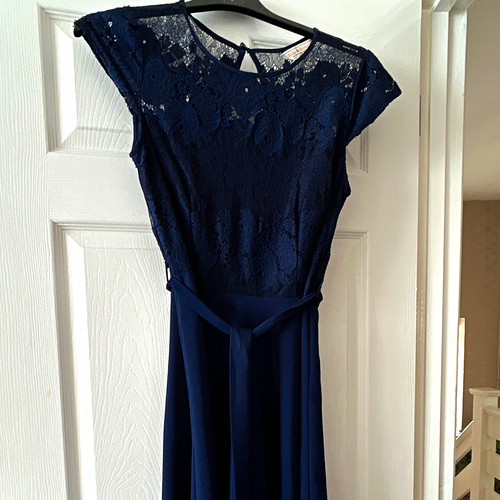 Billie blossom navy - navy, floral
