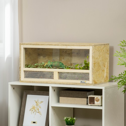 Pawhut 60cm reptile terrarium - 60cm,