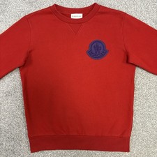 Moncler Sweatshirt Red Age 12