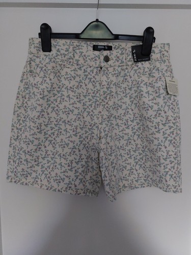 Denim cream floral - denim, by