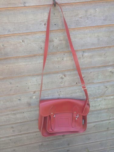 Zatchels satchel leather red