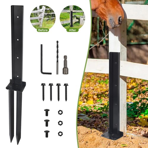 Fence post anchor repair kit - post,