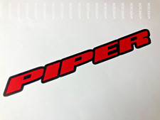 Vintage style Piper exhaust