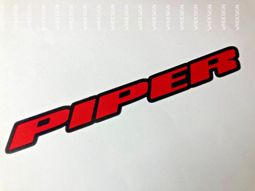 Vintage style piper exhaust - vintage,