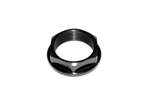Front wheel nut black - front,