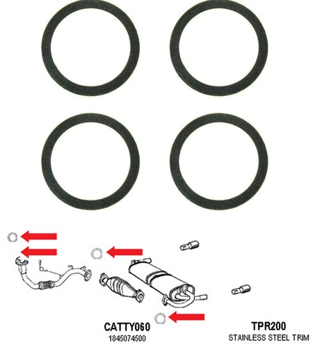 Full set exhaust gaskets - set,