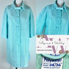 1960s Vintage Blue Lace Effect