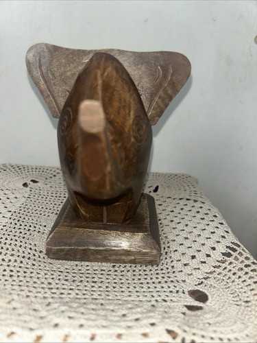 Wooden elephant carved - wooden, elephant,