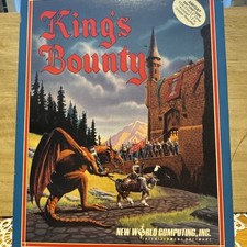 King's Bounty Amiga 500/1000/2000 Game 1990 ***Small Damage On  Box*Used*