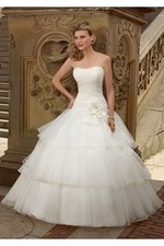 Mori Lee Ivory Organza Wedding