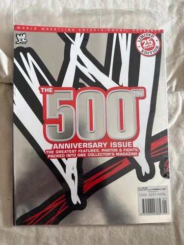 Wwe magazine 500th - 500th, anniversary