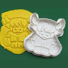 Cute Highland Cow Cookie
