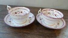Antique hand painted cups &