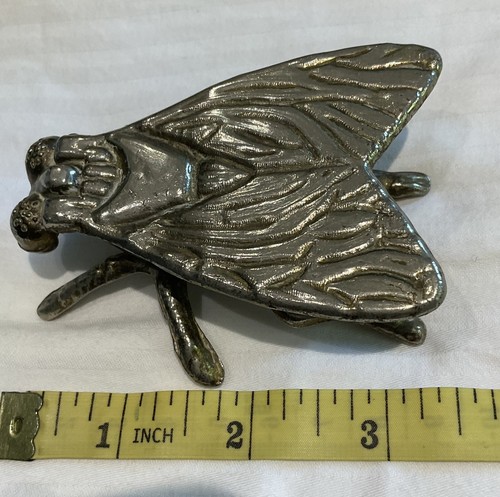 Antique stainless steel bee - stainless,