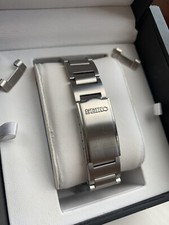 Seiko Chronograph Pepsi pogue 19mm 6139 6002watch strap stainless steel BARGAIN!