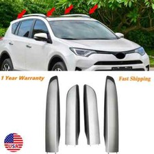 Silver Roof Rails Rack End