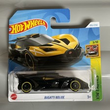 HOT WHEELS BUGATTI BOLIDE short card 2024 Hw Exotics Yellow Black