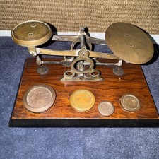 Vintage Brass Scale (GOP)General Post Office UK EIIR Elizabeth II Regina