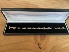 9ct Yellow White Gold Flower