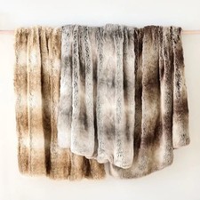 NWT West Elm Faux Fur OffSet