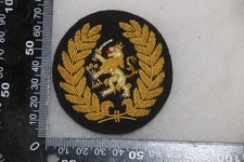 DUTCH EAST INDIES BULLION WIRE CAP BADGE NETHERLANDS