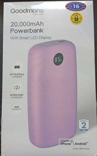 Goodmans powerbank 000mah - goodmans,