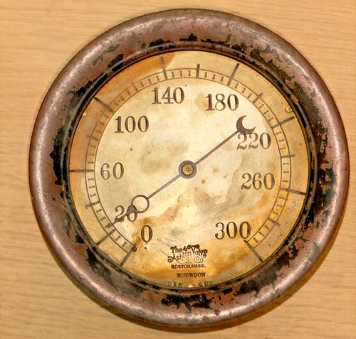 Antique brass cast - &, iron