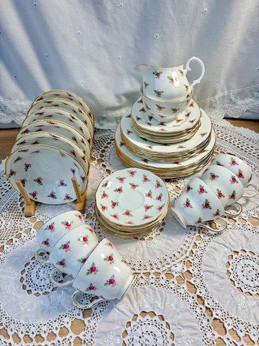 Vintage duchess rosebud bone - duchess,