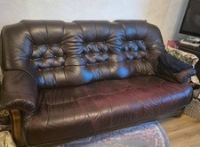 Italian Dark Burgundy Leather