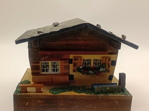 Vintage swiss chalet musical - swiss,