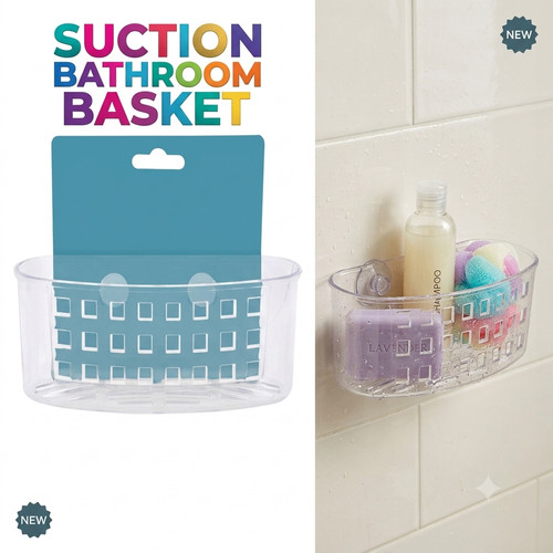 Clear shower caddy suction cup - shower,