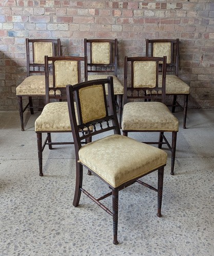 Set victorian mahogany - of,