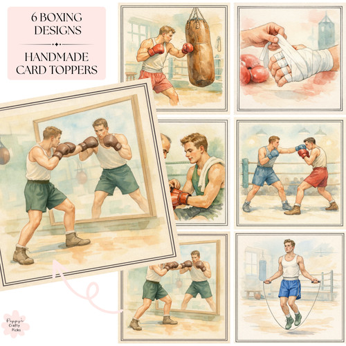 Vintage boxing card - vintage,