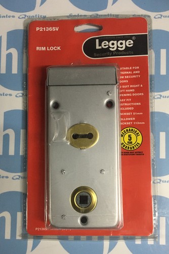 Legge p2136 rim lock - 143mm, sv