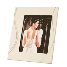 Belleek Silver Ripple 5x7” Photograph Frame