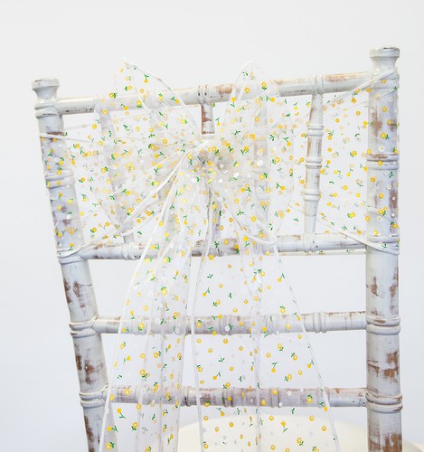 Spring flower design organza - flower,