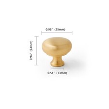 Solid Brass Knurled Cabinet