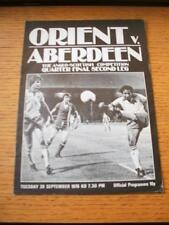 28/09/1976 Leyton Orient v