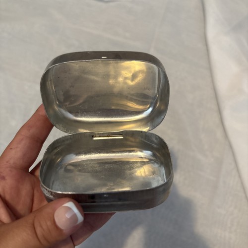 Aluminum soap tin dish - aluminum,