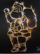 40cm Santa Silhouette 50 LED