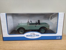 MCG  18180  1:18 Die Cast Land Rover Series 1 Light Green Boxed