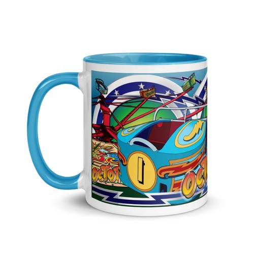 New octopus mug blue - mug,