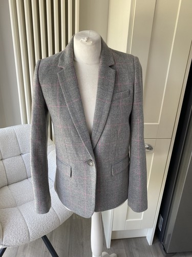 Joules lizbeth grey pink check - joules,