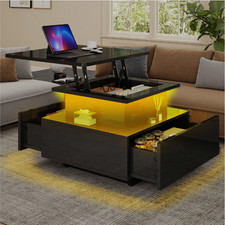 Coffee Table High Gloss LED