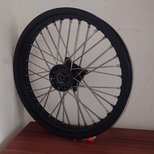 New - 19" Front Black Motorcycle Motorbike Wheel 19 inch - 19x2.50 Dot Approved