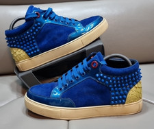 Royaums Blue Hi Top Shoes Uk 5