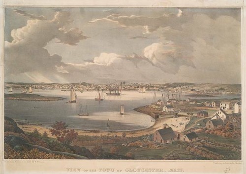 Poster gloucester ma vintage - gloucester,