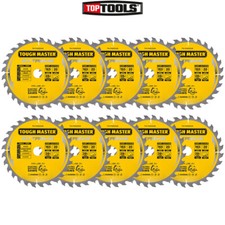 Circular Saw Blade Pack of 10 165mm X 20mm X28T Professional TCT Cutting Disc
